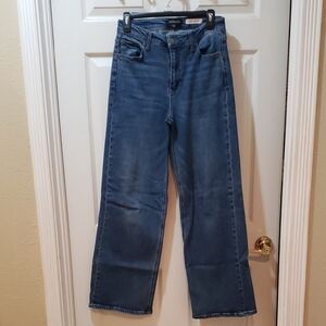 BCBGeneration Baggy Wide Leg Blue Jeans Size 5/27